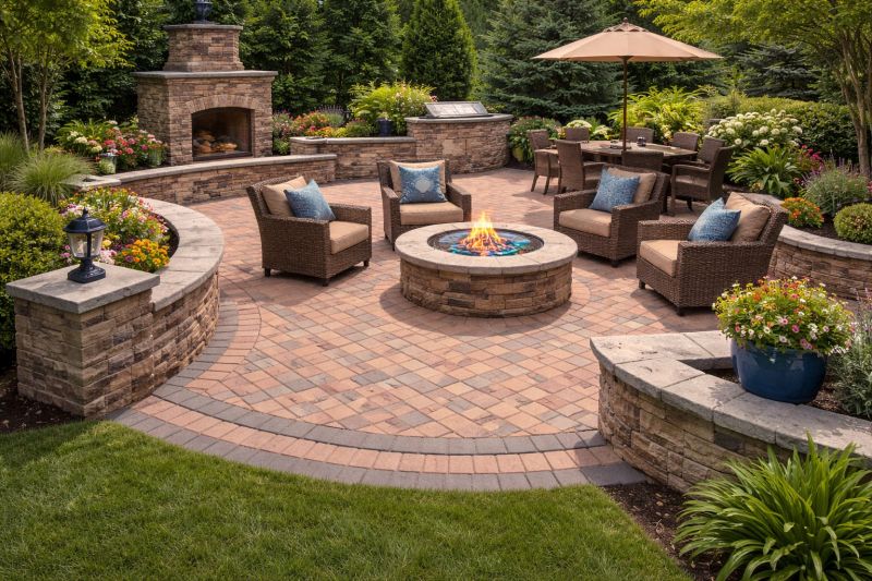 Patio Brick Installation in Fairfield County, CT